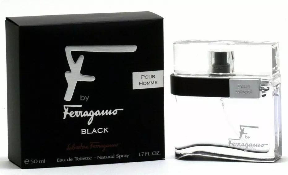 Salvatore Ferragamo F by FERRAGAMO BLACK Туалетная вода для мужчин 50 мл купить