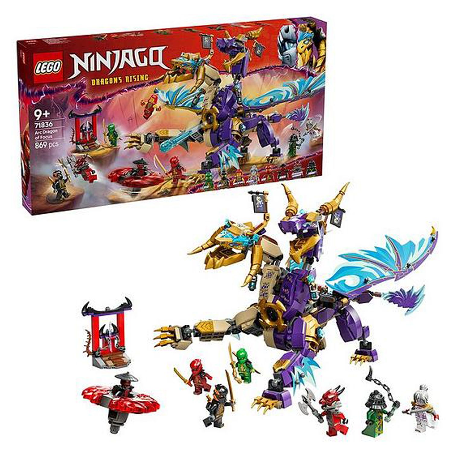 Конструктор детский LEGO Ninjago Архи-дракон Концентрации, 869