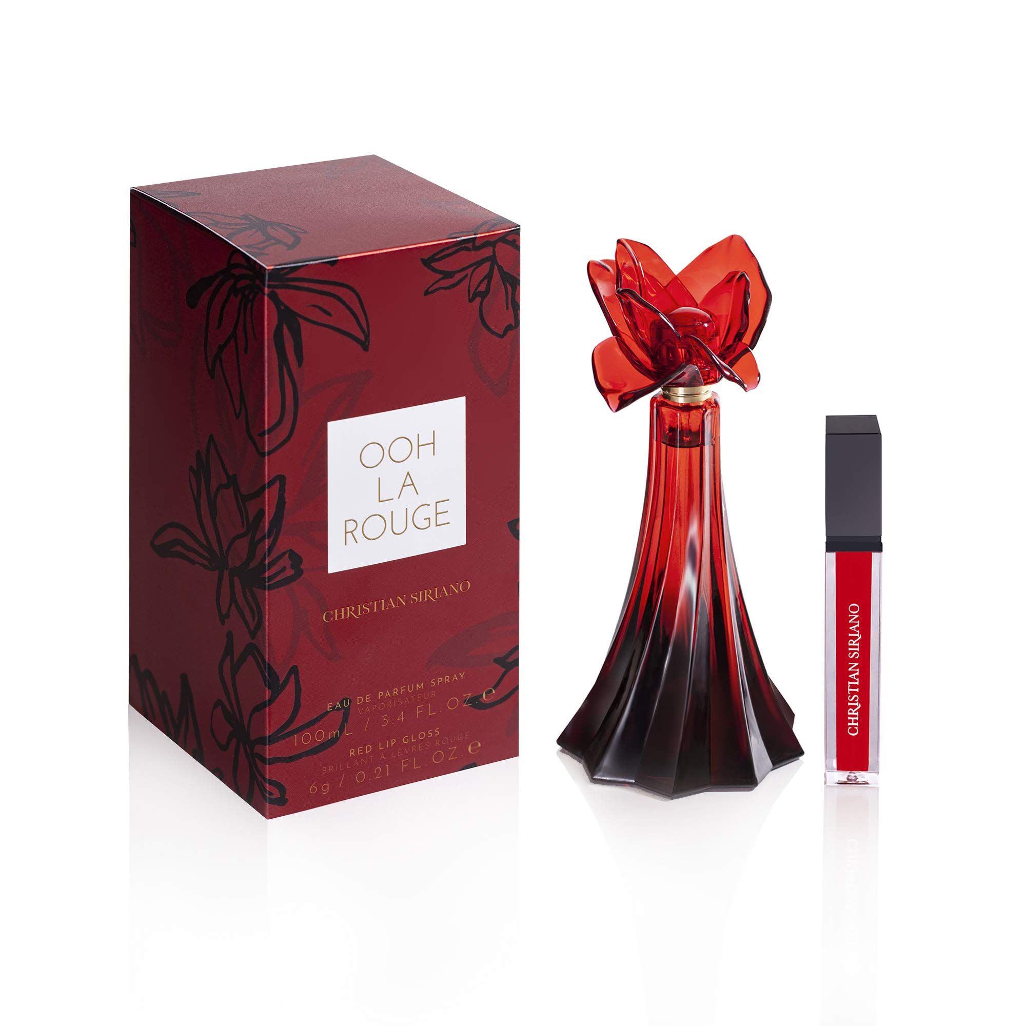 CHRISTIAN SIRIANO OOH LA ROUGE EXCLUSIF Вода парфюмерная женская 2 мл + red lip gloss 0,8 мл купить