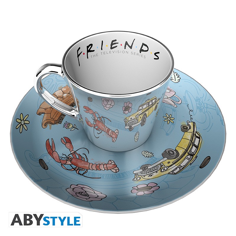 Друзья / Friends Набор кружка и тарелка Pattern