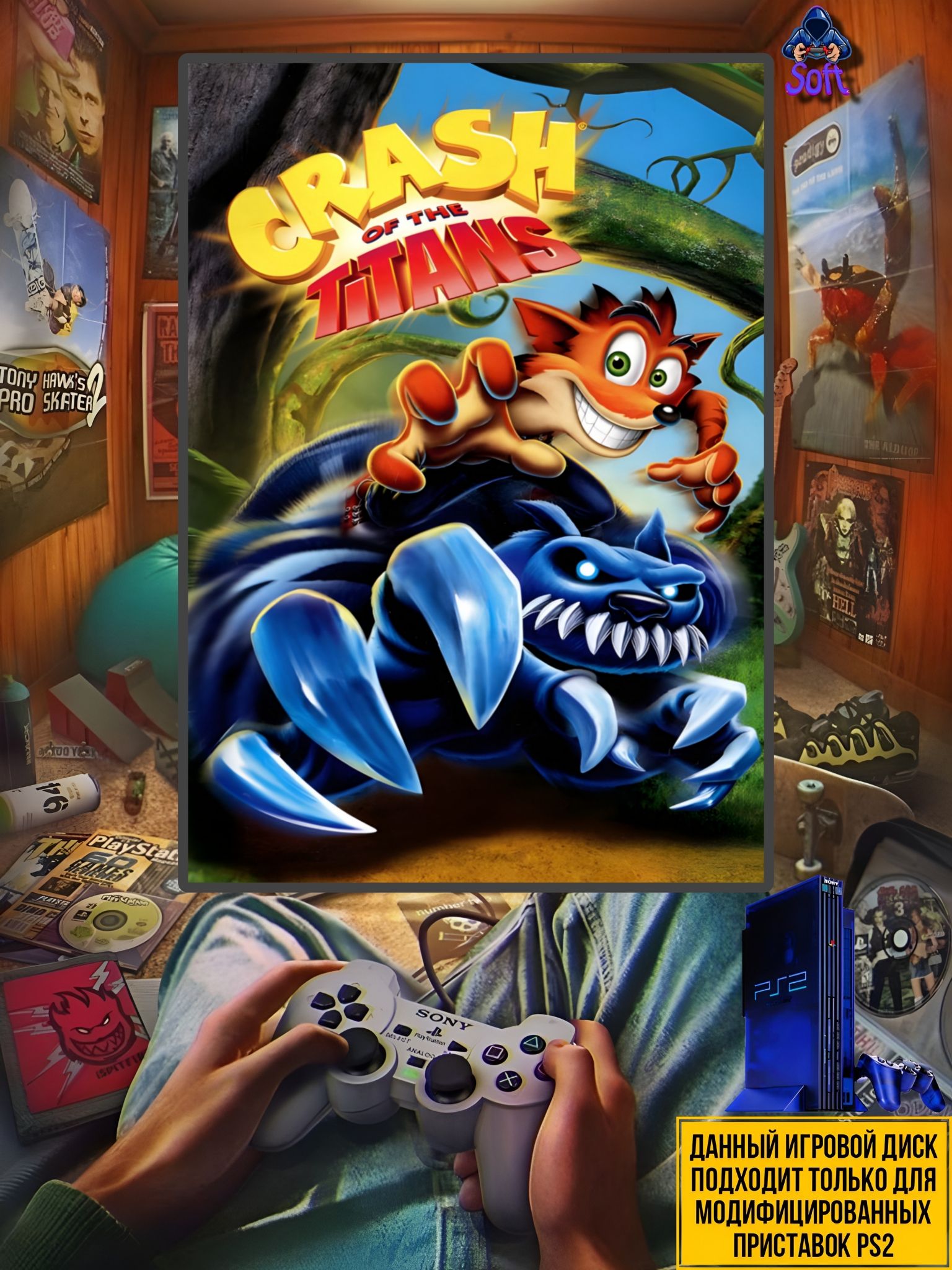 Игра Crash of the Titans для PlayStation 2 (PS2) купить на OZON по
