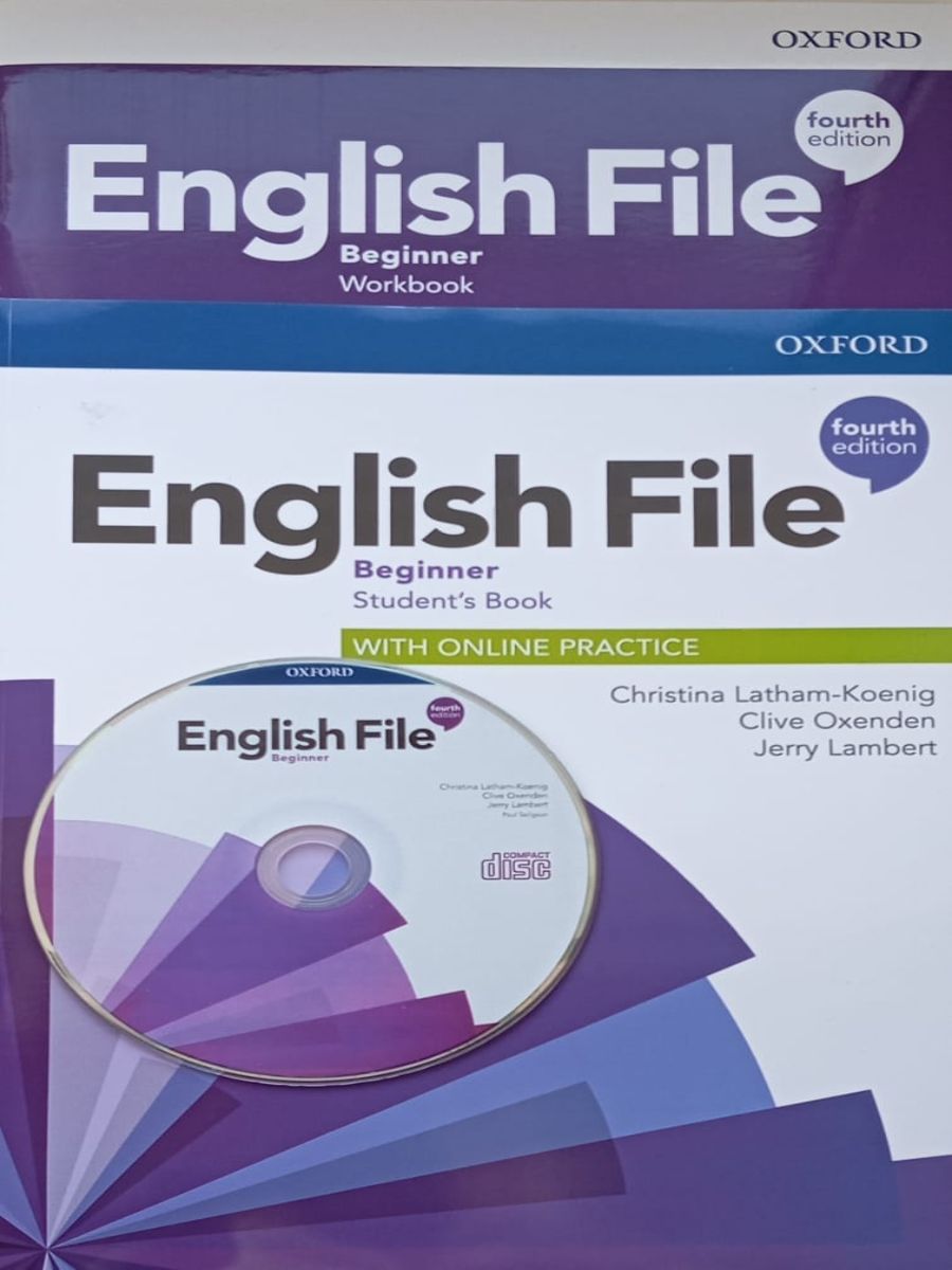 English File Beginner 4 издание (Fourth edition) Полный комплект ...