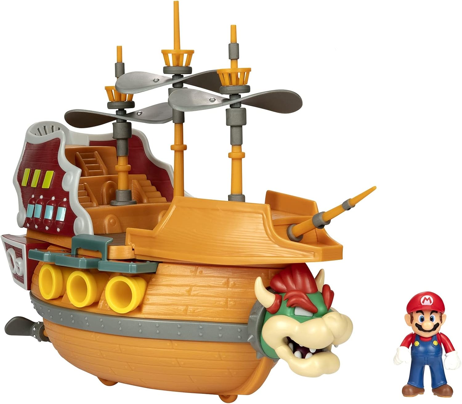 Супер Марио / Super Mario Игровой набор Воздушный корабль Боузера (Deluxe Bowser s Airship Playset)