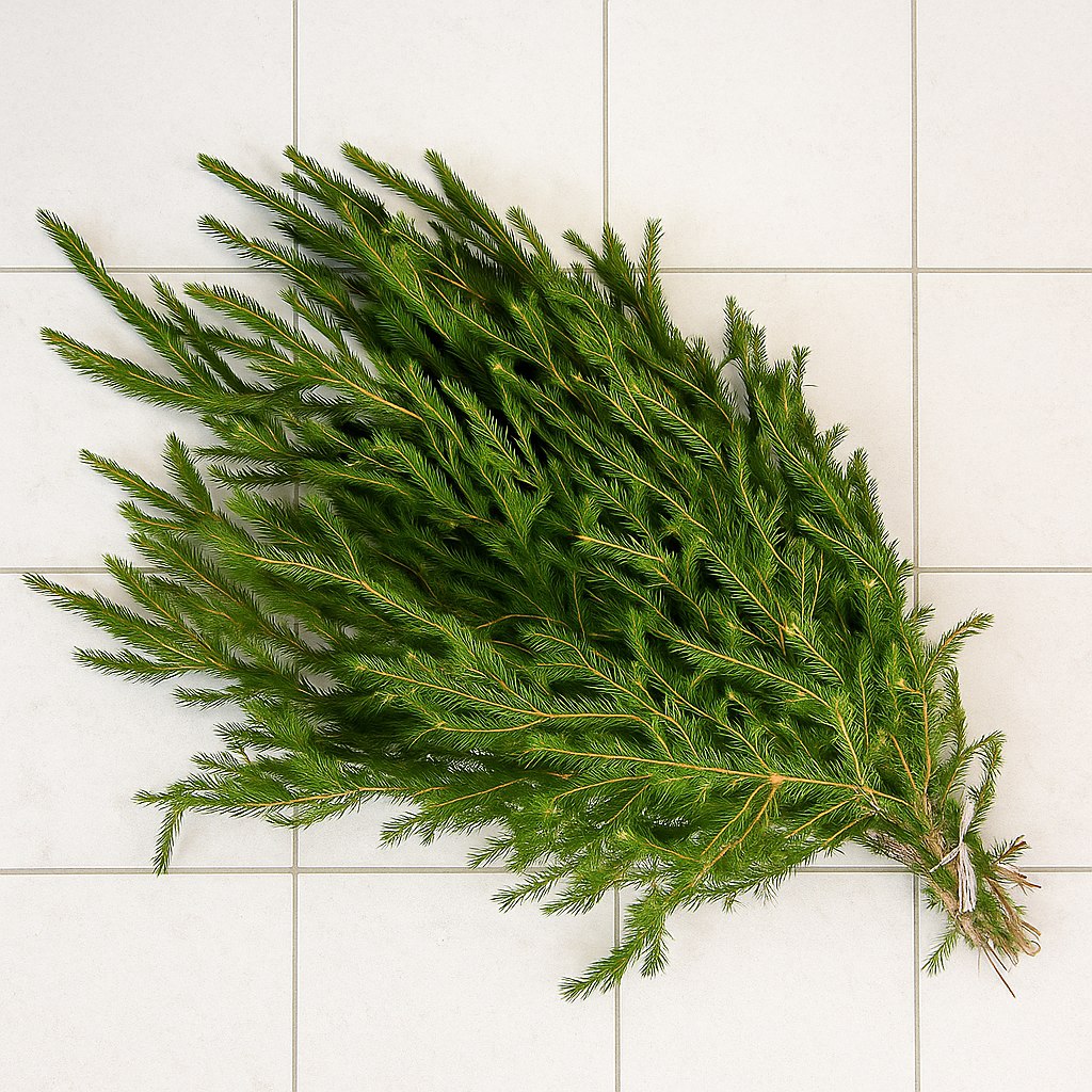 Зимнийдекор.Веткаеловаясвежая,3шт