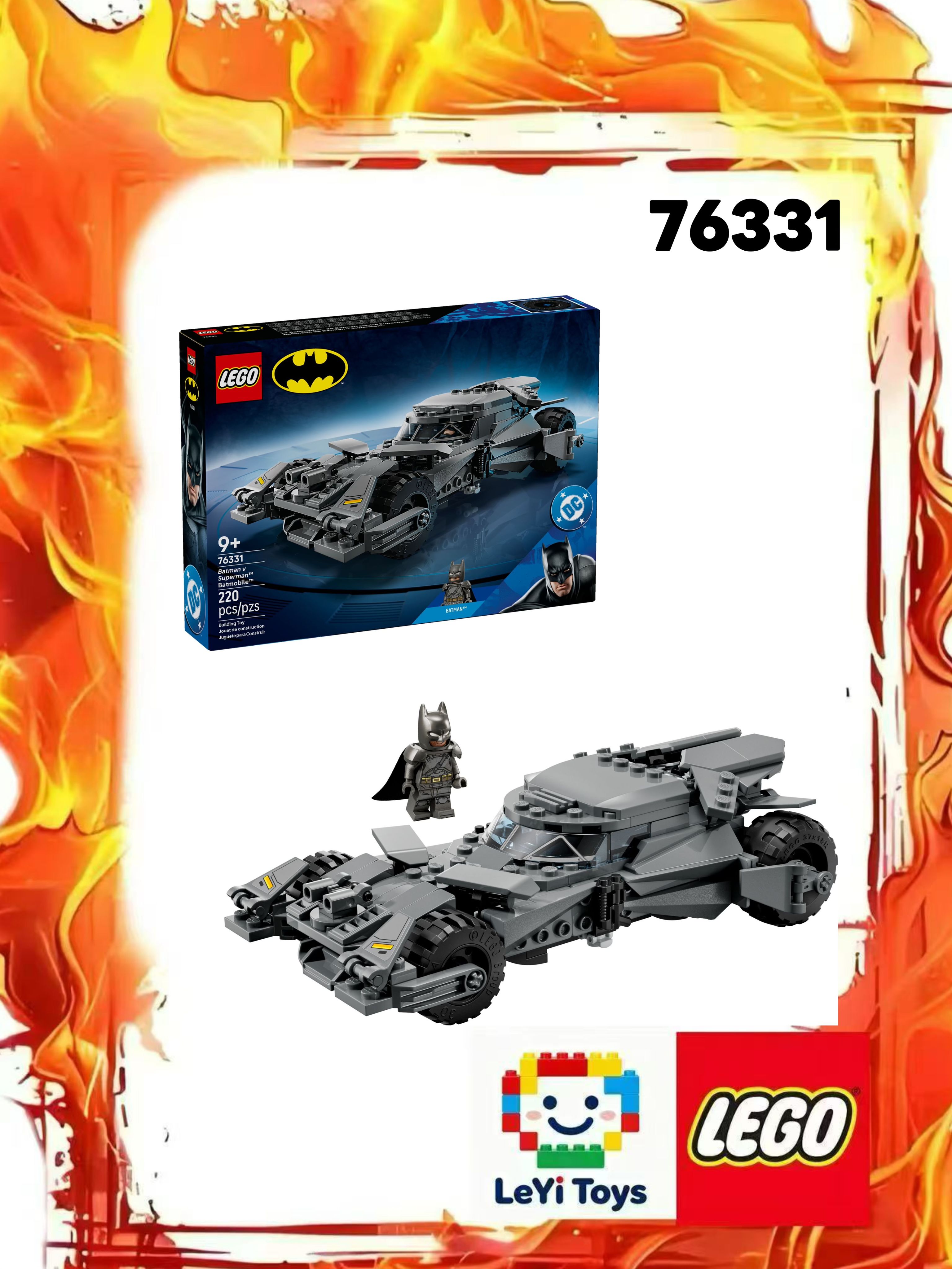 Конструктор LEGO DC Comics Super Heroes 76331 Бэтмен против Супермена