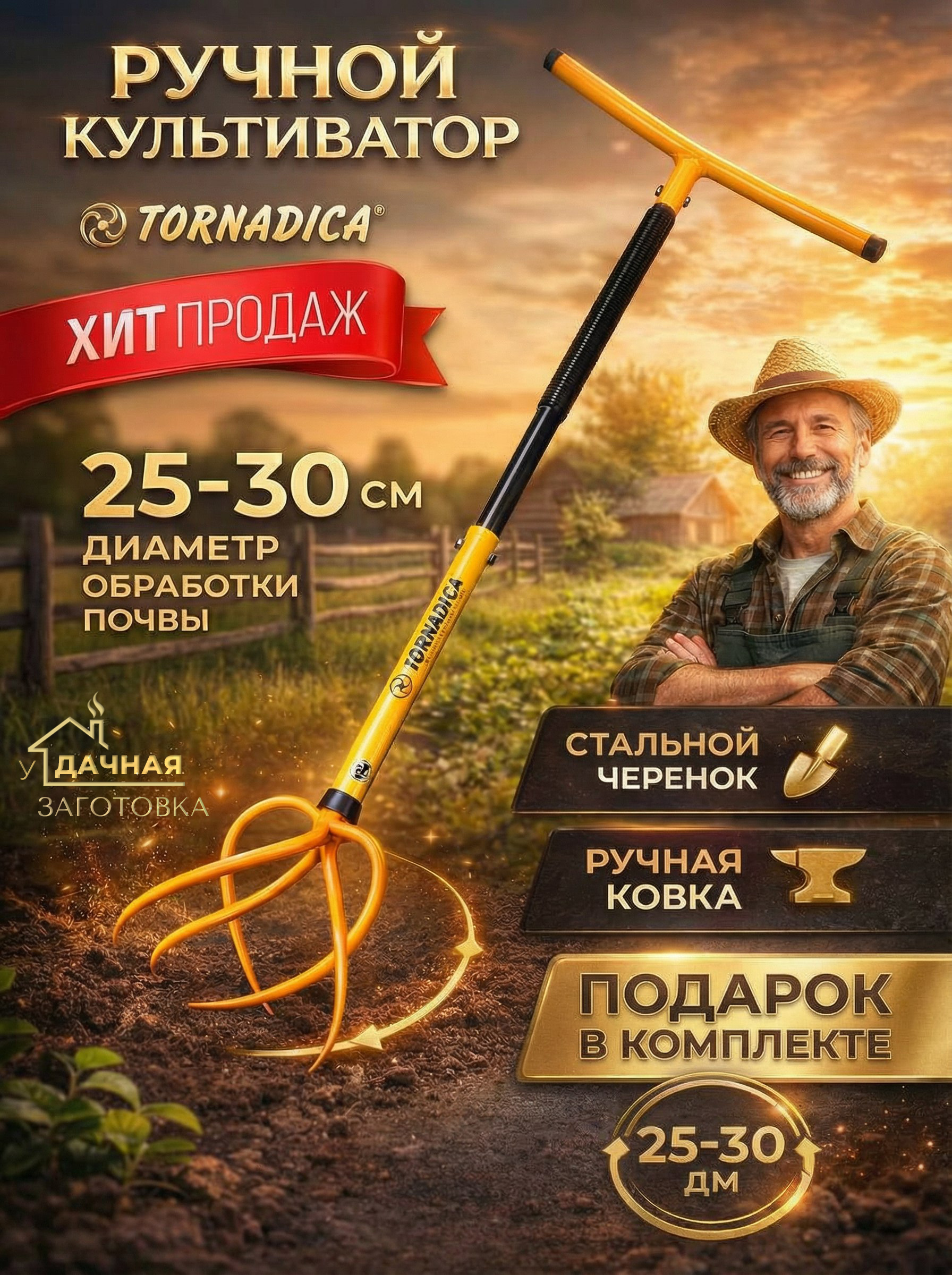 ТорнадикаКультиваторручной