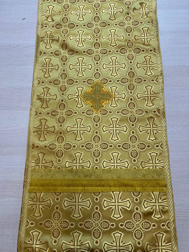 Аналойник длинный 220*45 см, церковная ткань, шелк #1