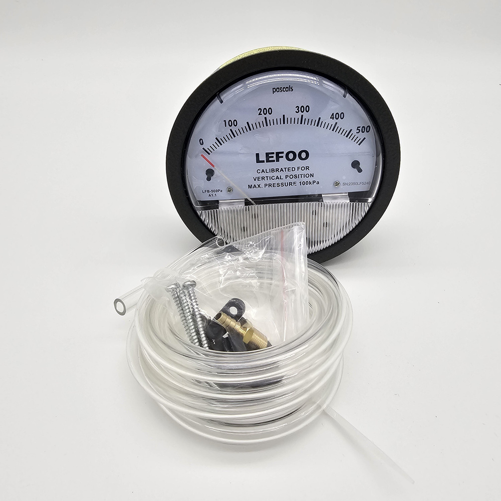 Дифференциальный стрелочный манометр измерения давления воздуха LFB-100. Диапазон измерения 0-100 Па. #1