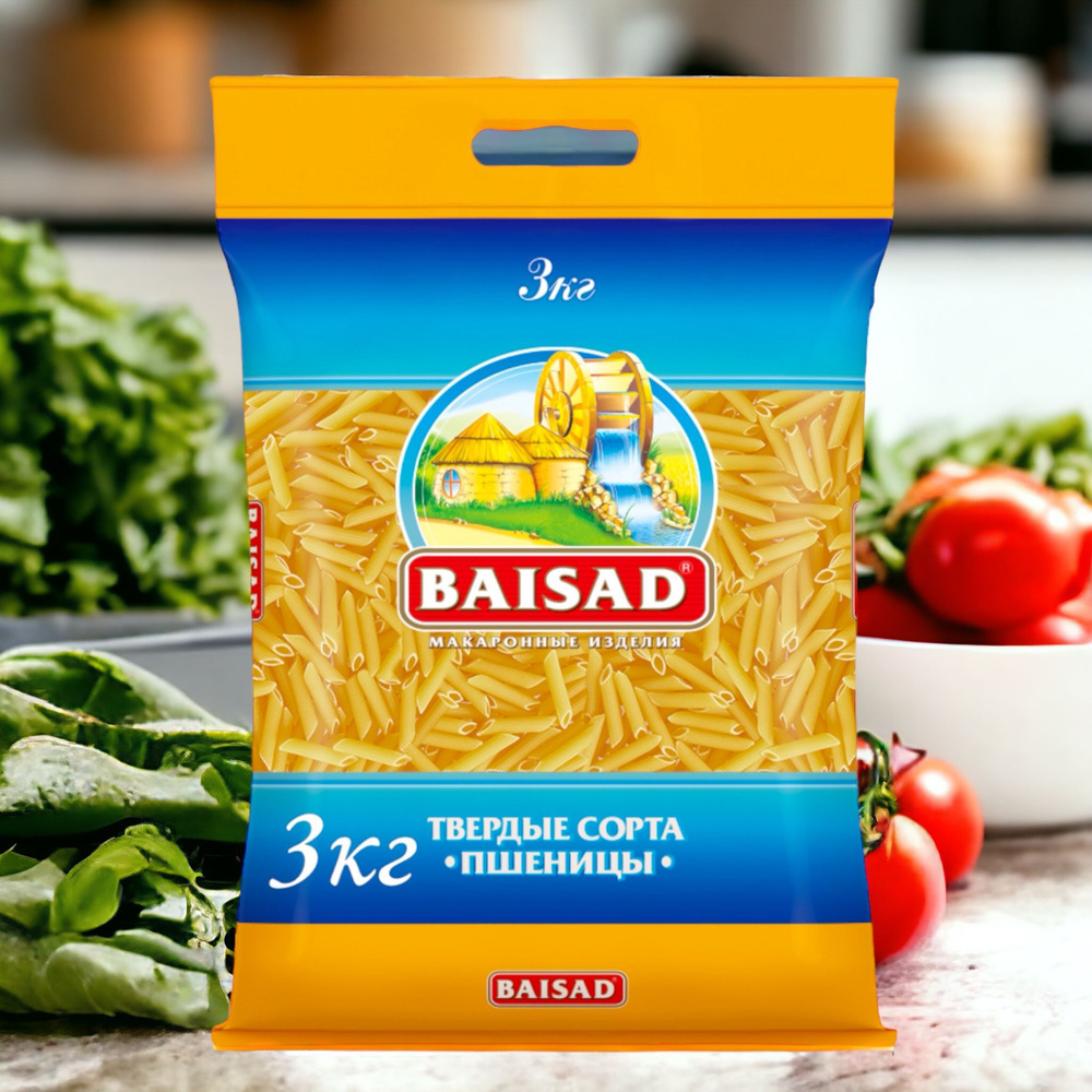 Макароны baisad перья 3 кг - купить с доставкой по выгодным ценам в ...