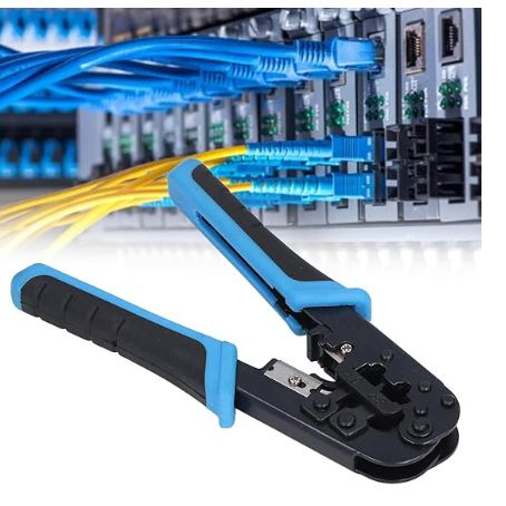 Клещи обжимные (кримпер) для обжима коннекторов RJ-45, RJ-12 / 11 с ...