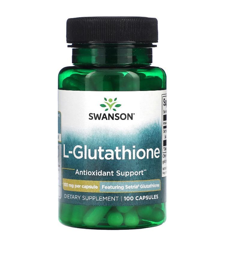 L-глутатион, антиоксидант ,100 мг,Swanson, 100 капсул - купить с ...