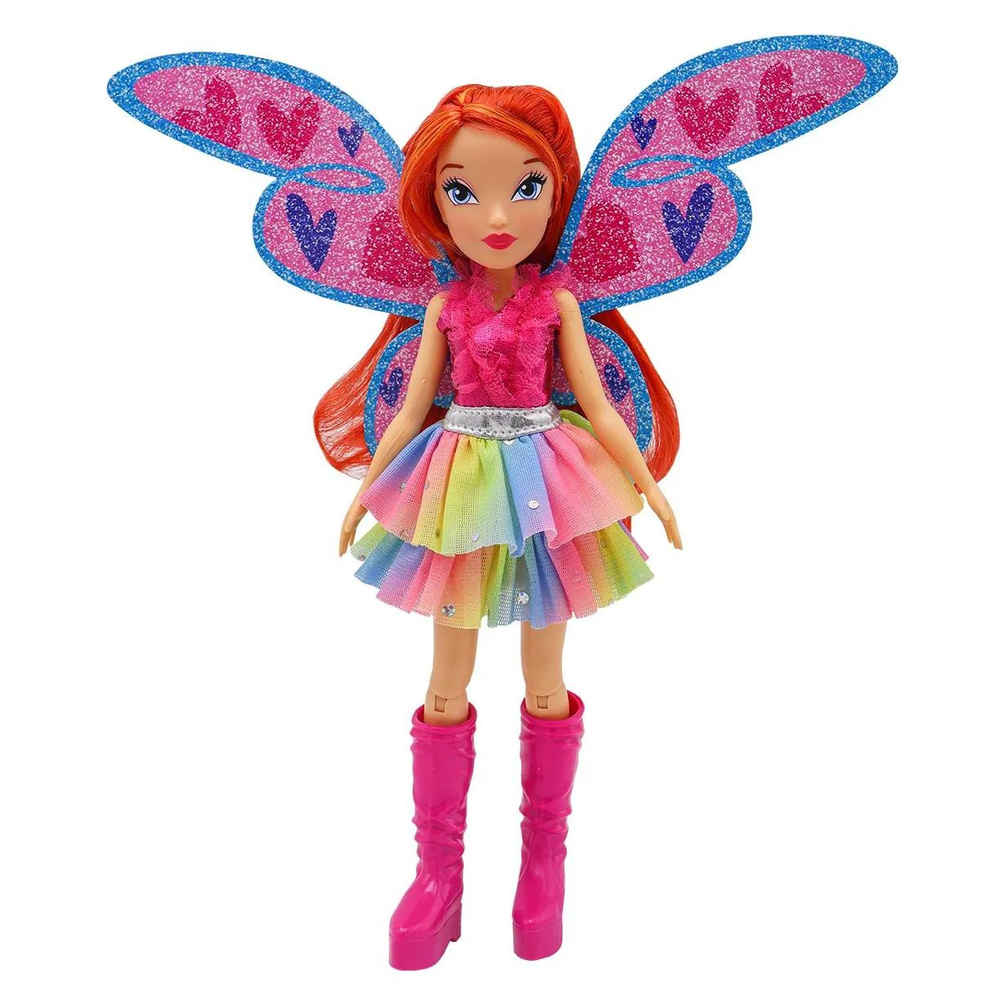 Кукла Winx Club Bling the Wings Блум с крыльями и глиттером, 24 см - купить  с доставкой по выгодным ценам в интернет-магазине OZON (1266620631)