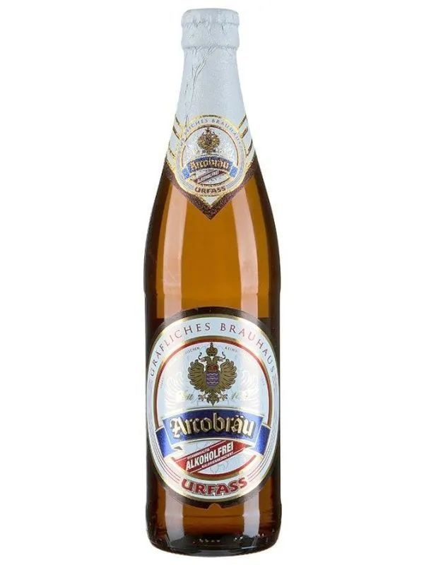 Пиво Arcobrau Urfass (Аркоброй Урфас), светлое, фильтрованное, безалкогольное, 5 шт по 0.5л  #1