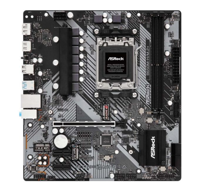 Материнская плата ASRock B650M-H/M.2+ (B650M-H/M.2+) - AM5, AMD