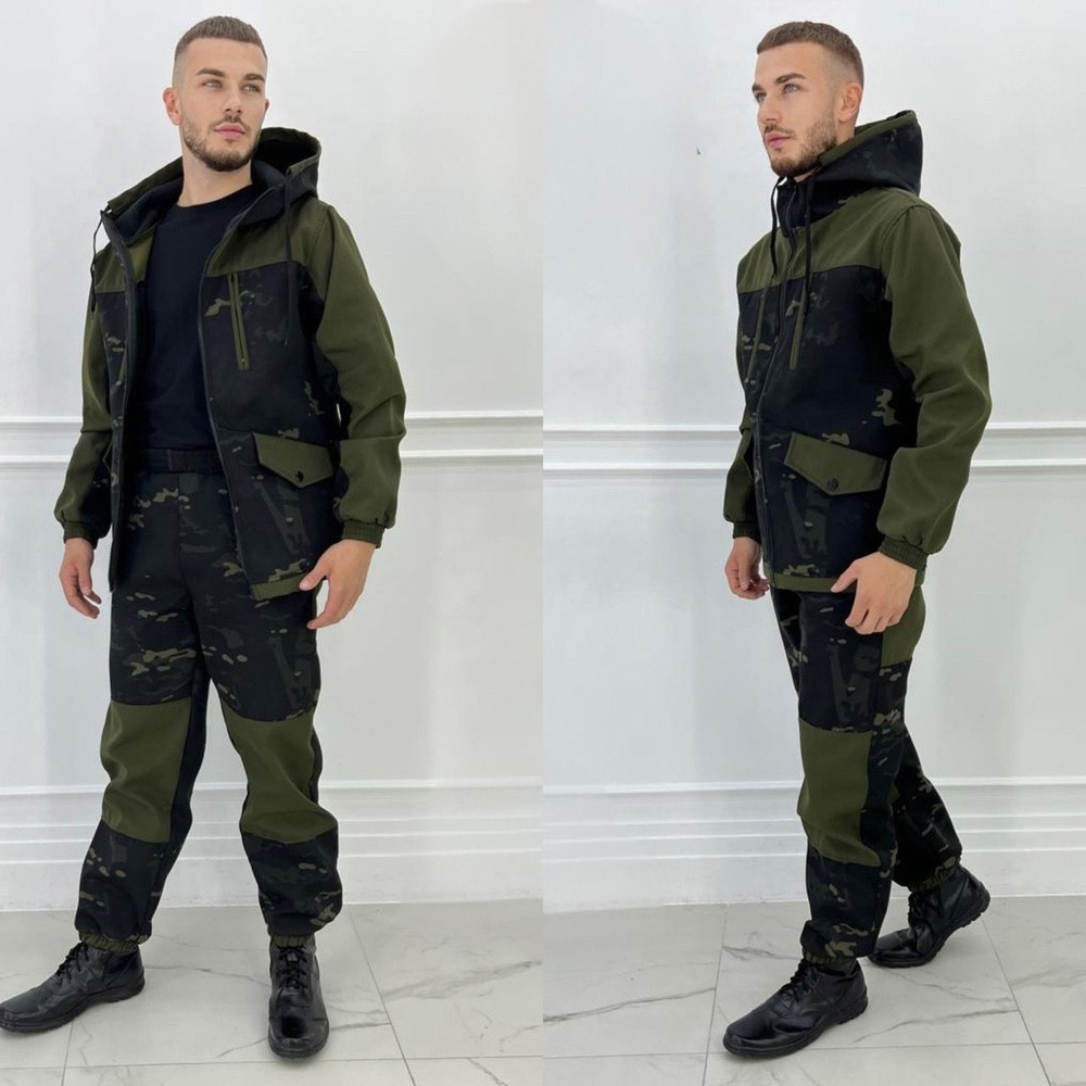 Костюм тактический FANSSTYLE, размер 48, 50, Демисезон, цвет темно ...