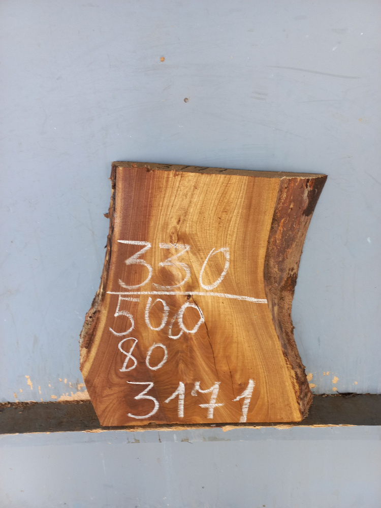 Слэб из натурального дерева твёрдых пород Карагач 80*330*500 - купить с ...