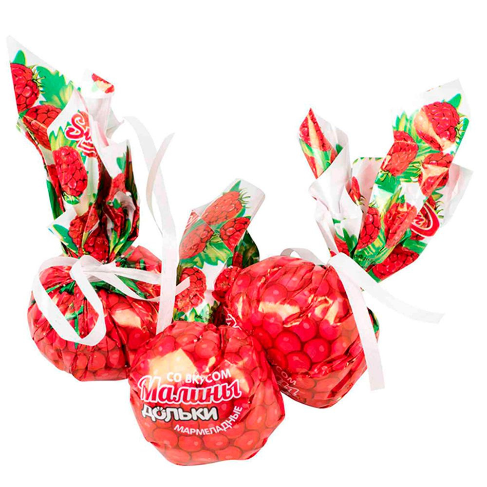 Мармеладные дольки со вкусом Малины 1/1,2 кг. - купить с доставкой по ...