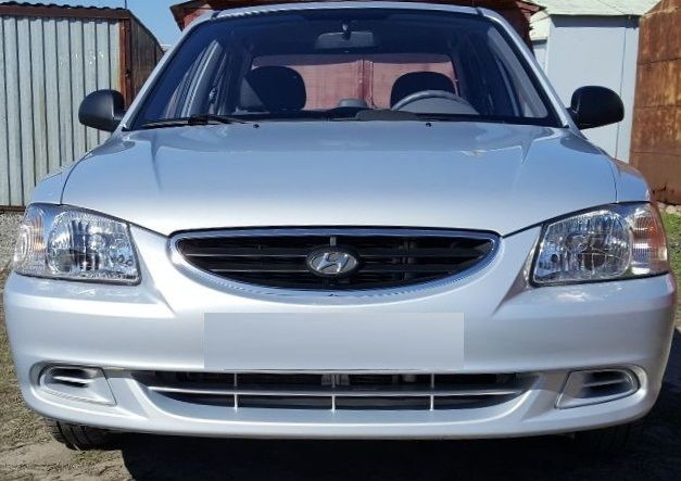 Бампер передний HYUNDAI ACCENT Хендай Акцент КРИСТАЛЛ - купить с ...
