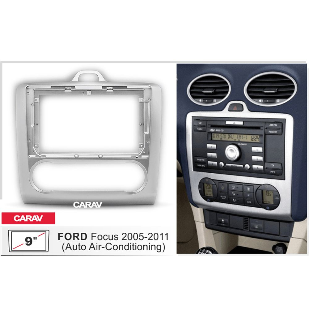 Переходная рамка автомагнитолы Андроид 9 дюймов для Ford Focus 2005 ...