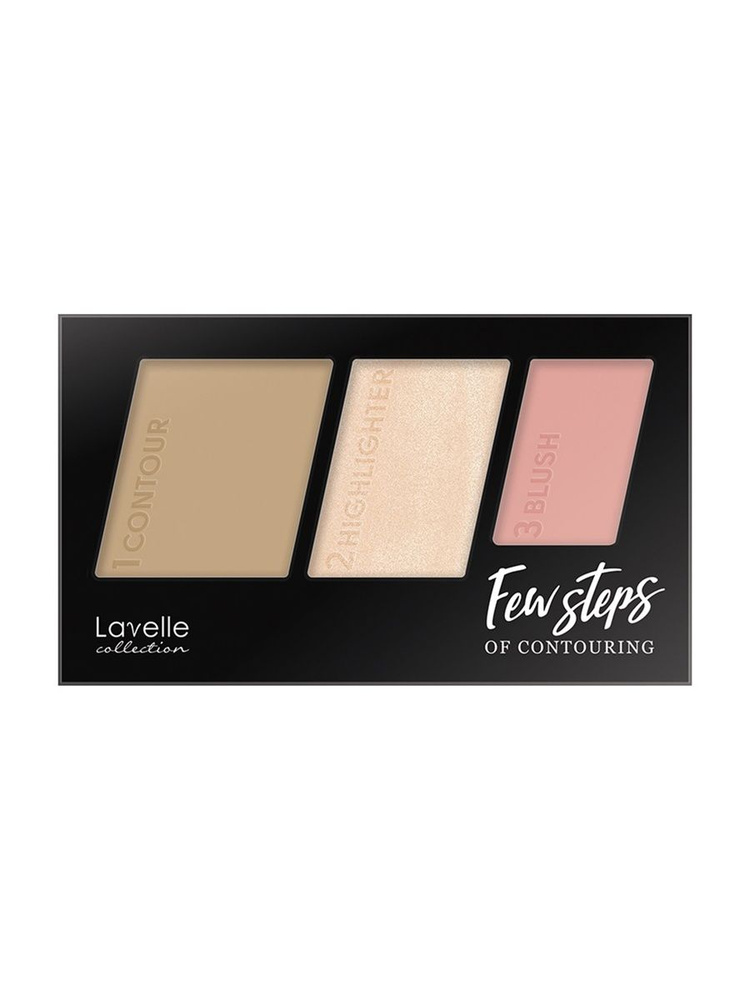 Lavelle Collection Палетка для контуринга Few Steps, 12 г, 03 rose beige #1