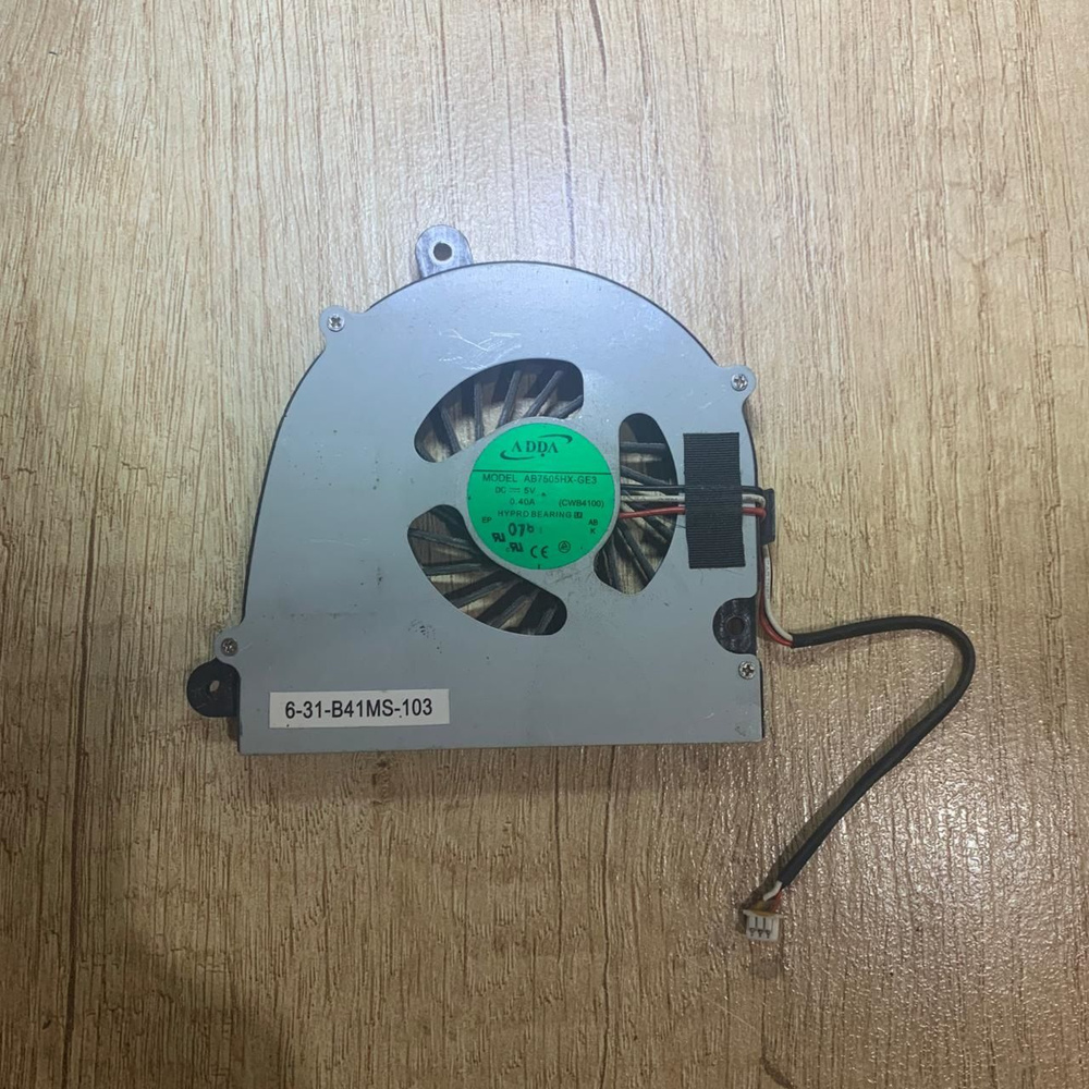 Вентилятор (кулер) для ноутбуков DNS 6-31-B41MS-103 (3-pin), Clevo W110 ...