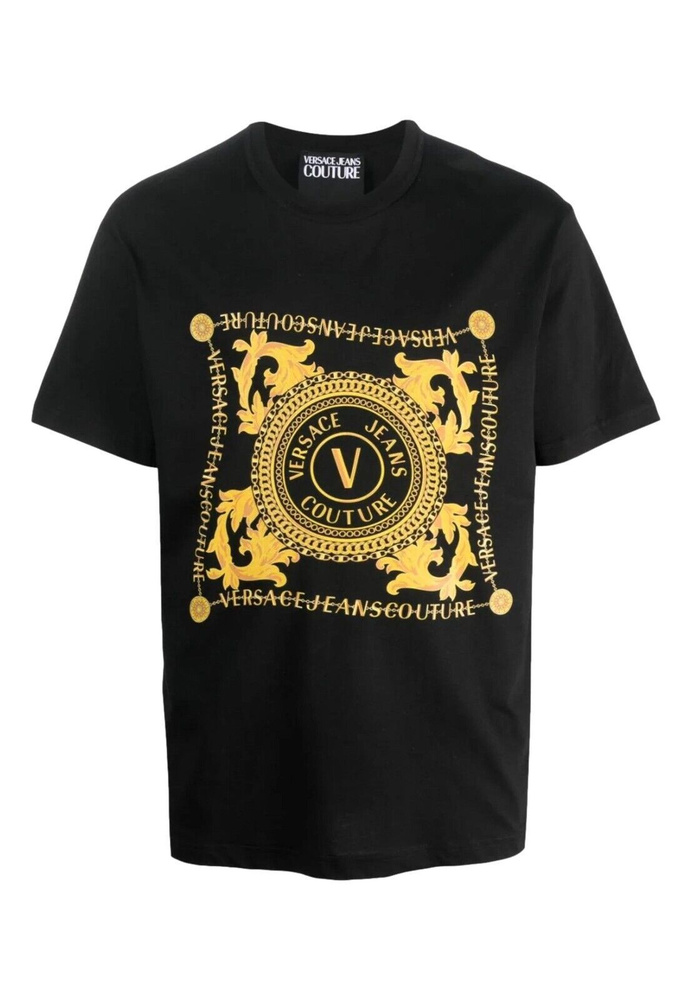 Футболка Versace, размер 56, цвет черный - купить по выгодной цене в ...