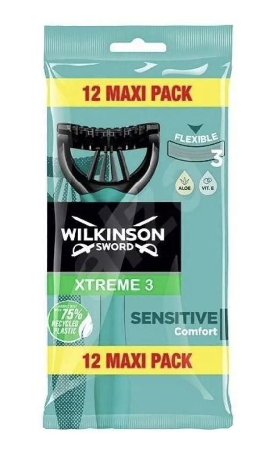 Одноразовый бритвенный станок Wilkinson Sword Xtreme 3 Sensitive, 12 шт.  #1