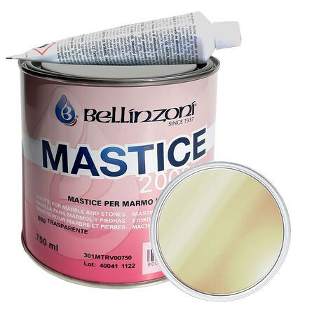 Жидкий полиэфирный клей-мастика MASTICE 2000 BELLINZONI (Мастика 2000 Беллинзони) для камня, transparent #1