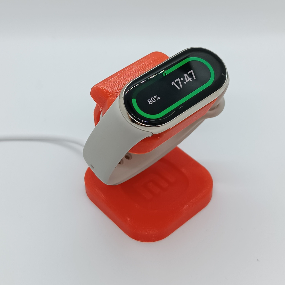 Подставка для зарядки смарт-часов Xiaomi Mi Band 8, цвет красный  #1