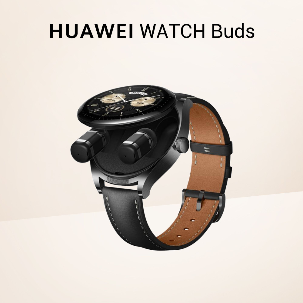 Умные часы HUAWEI Watch Buds 46 мм Saga-B19T, черный