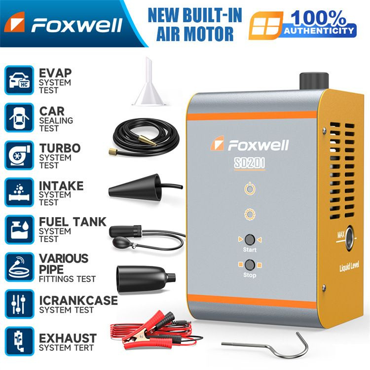 FOXWELL SD201 автомобильный дым боковой утечки инструмент для проверки утечки трубы  #1