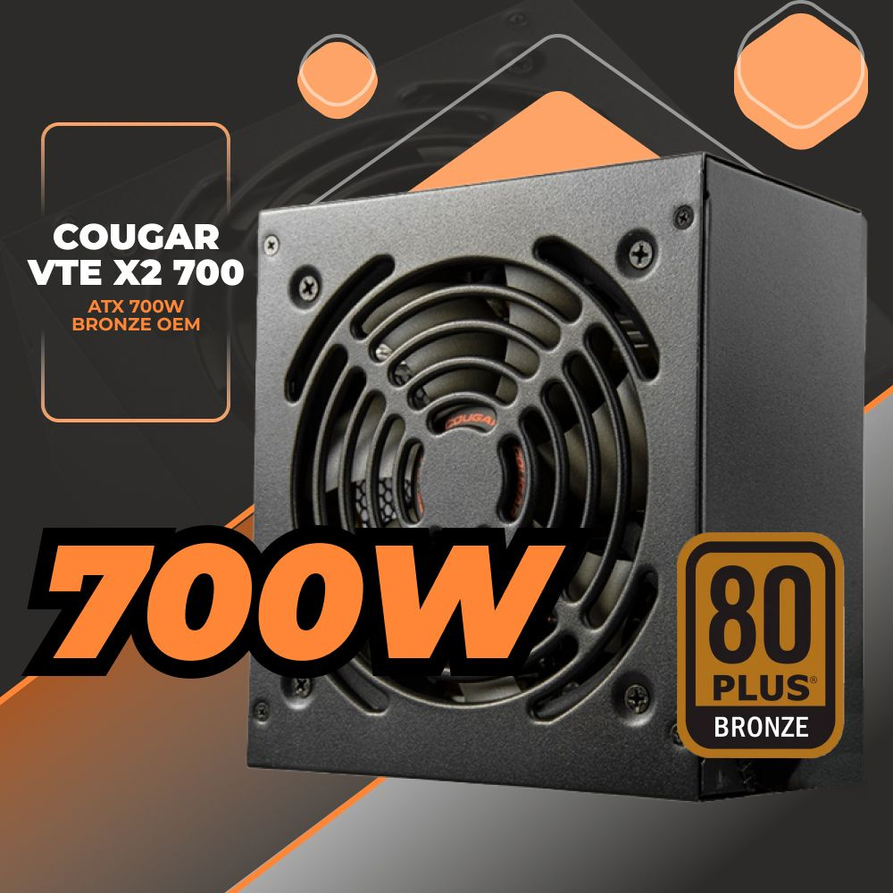 Cougar Блок питания компьютера CGR VX, 700 Вт (CGR VX-700) - купить с ...