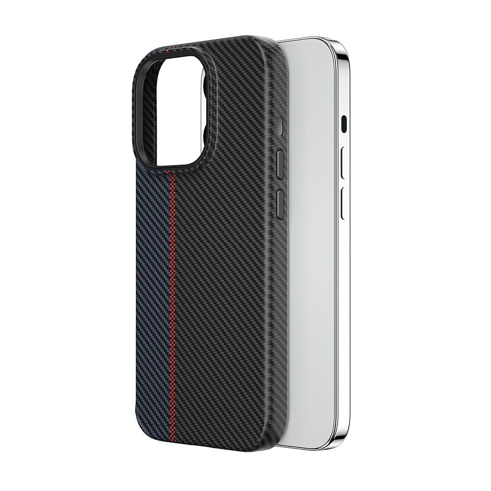 Чехол Wiwu Kabon Mangetic Phone Case For IPhone 15 Pro LCC-107  Blue+Red+Black - купить с доставкой по выгодным ценам в интернет-магазине  OZON (1469836034)