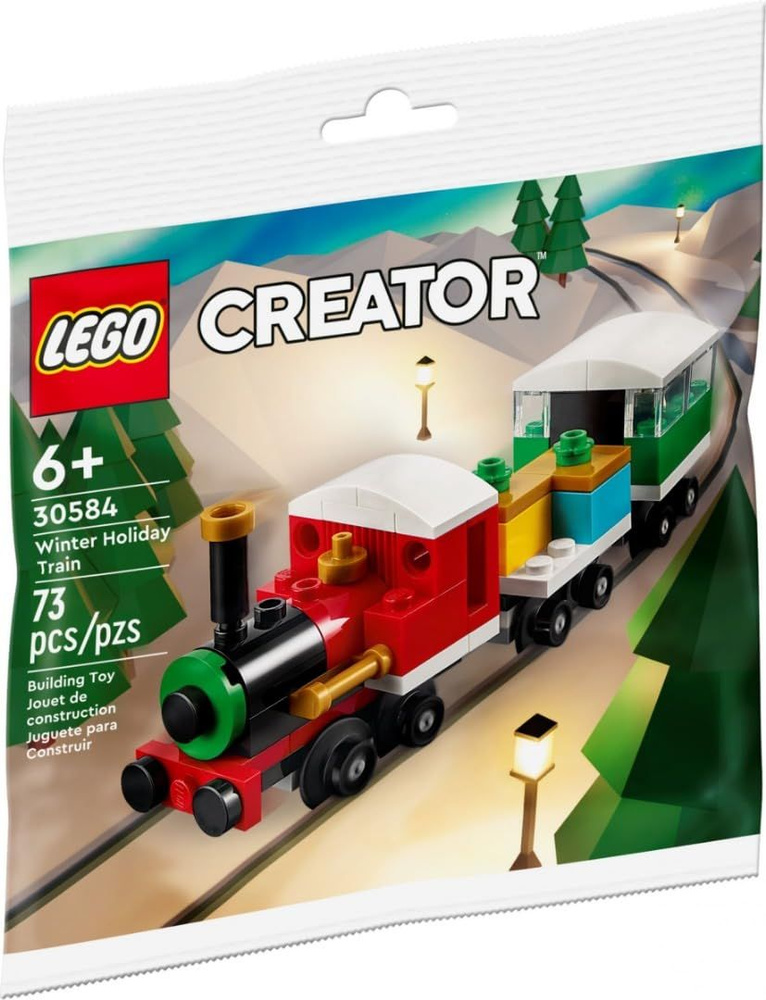 Конструктор Lego Creator 30584 Зимний праздничный поезд #1