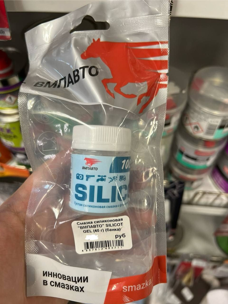 Силиконовая смазка с фторопластом "Silicot GEL" для резиновых и ...