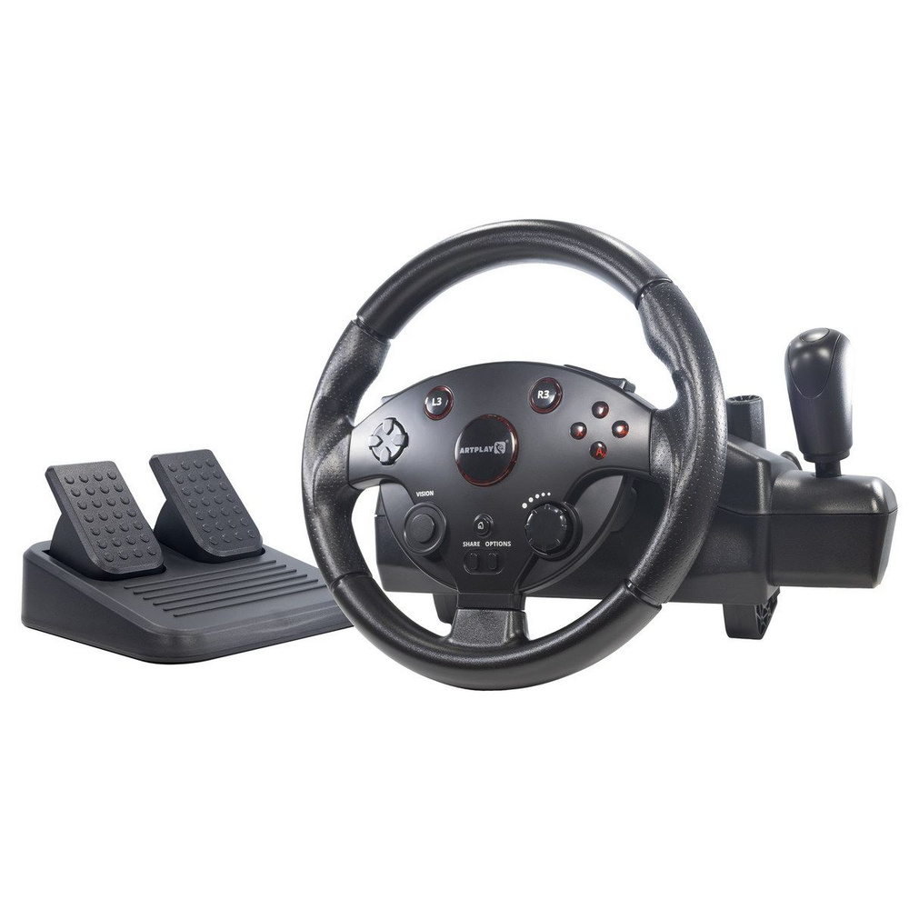 Руль ARTPLAYS Street Racing Wheel Turbo C900 совместим с PS3, ПК, Xbox ONE,  Xbox 360 - купить с доставкой по выгодным ценам в интернет-магазине OZON  (1499559922)