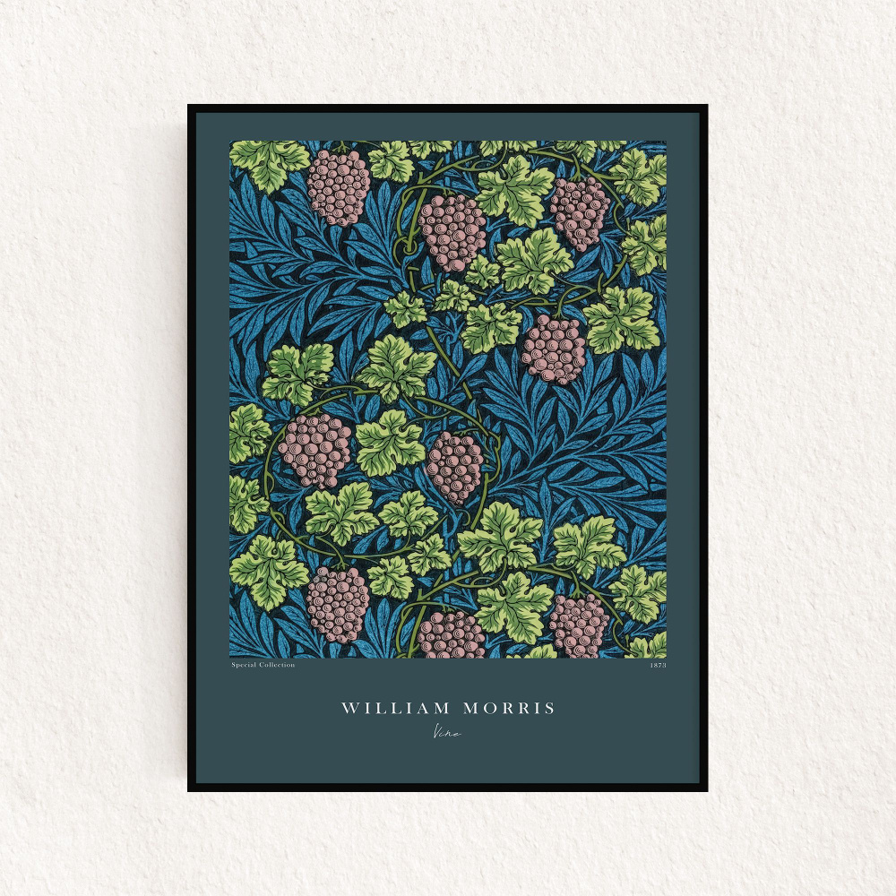 Постер "William Morris - Vine" 21х30см #1