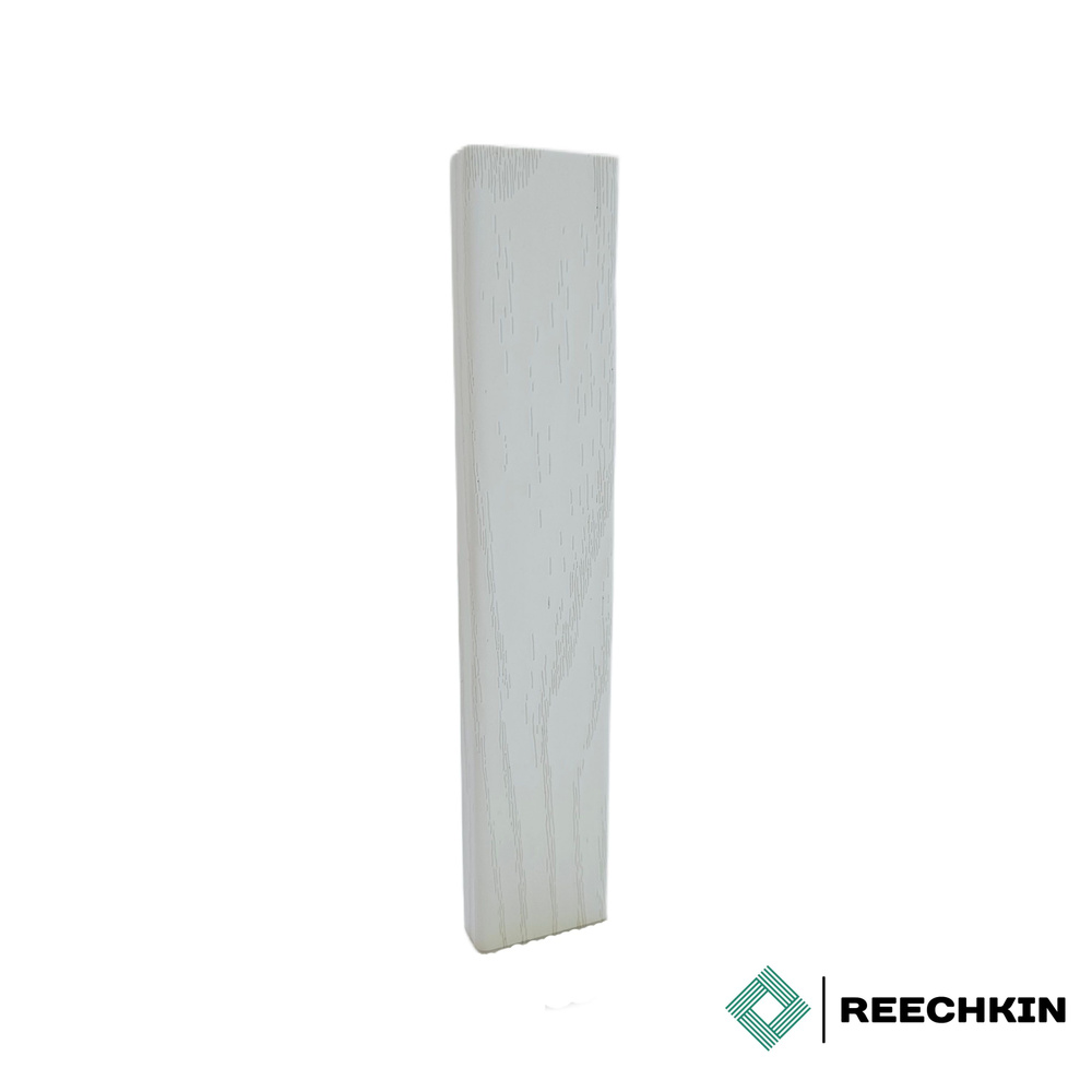 Декоративная рейка на стену Reechkin (образец длиной 15 см) 09-Ясень Белый  #1