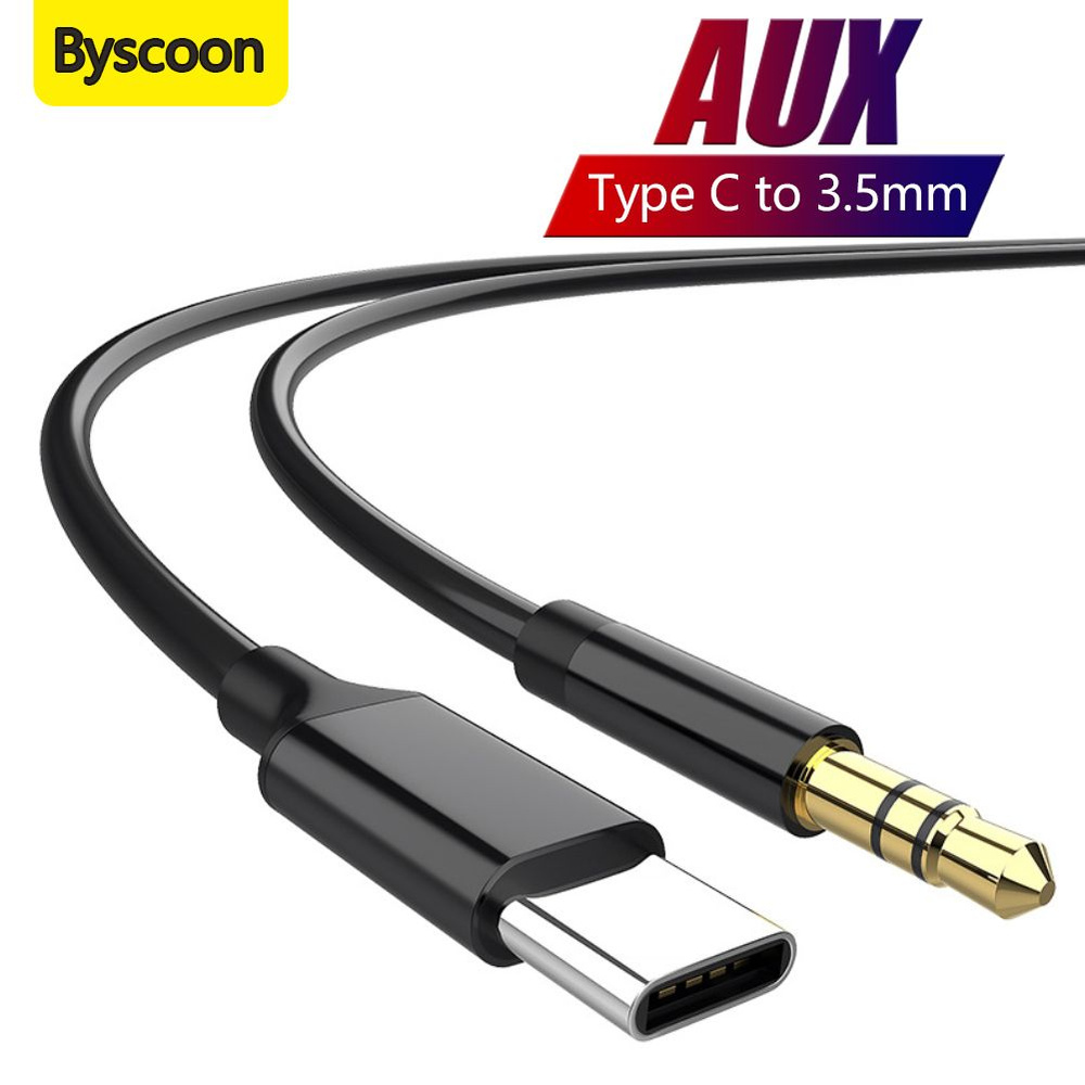 Аудиокабель USB Type-C/3.5 мм, 1 м, черный #1