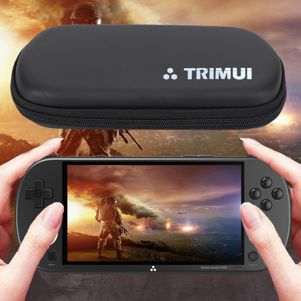 Чехол для TRIMUI Smart Pro, сетчатый, с карабином, компактный #1