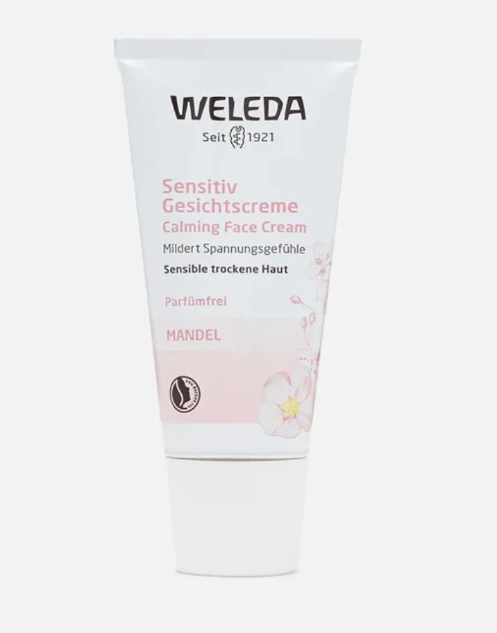 Деликатный питающий крем-уход для лица Weleda Almond Soothing Facial Cream 30 мл, Швейцария  #1