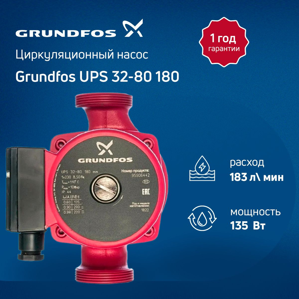 Циркуляционный насос Grundfos насос циркуль UPS_2