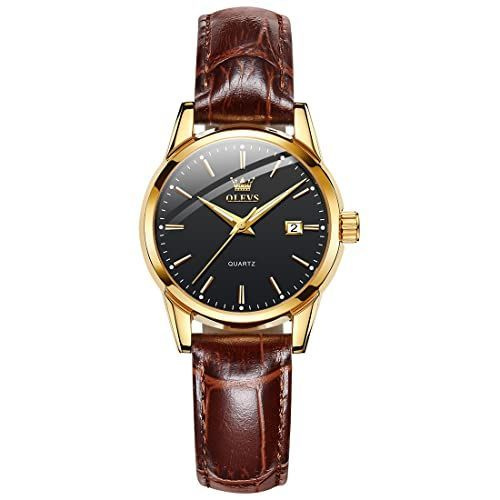 Женские наручные часы с кожаным ремешком. Кварцевые часы для девушек ...