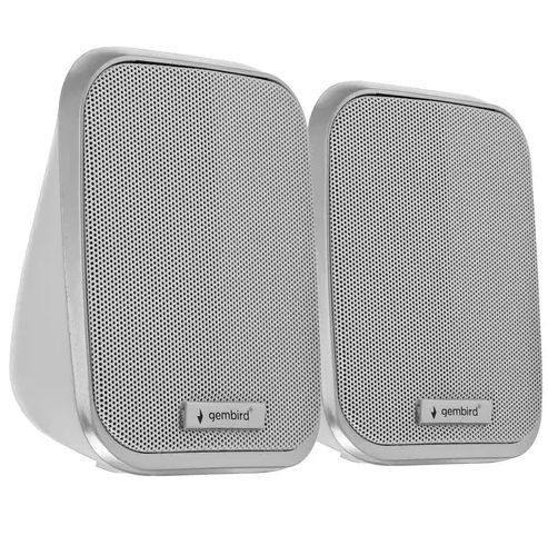 Колонки 2.0 Gembird SPK-100-W (SPK-100-W) белый - 6 Вт, питание USB ...