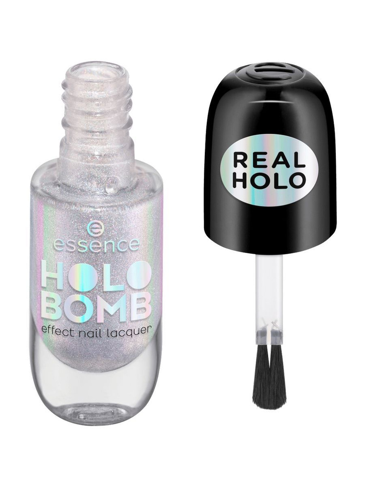 Лак для ногтей essence Nagellack Holo Bomb Effect 01 Ridin Holo #1