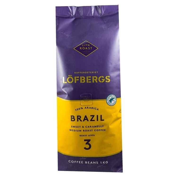 Кофе в зернах Lofbergs Brazil 1 кг #1
