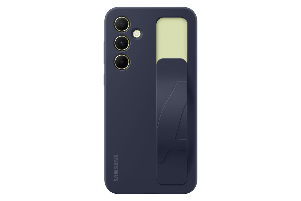 Чехол-накладка Samsung EF-GA556TBEGRU Standing Grip Case для Galaxy A55, тёмно-синий  #1