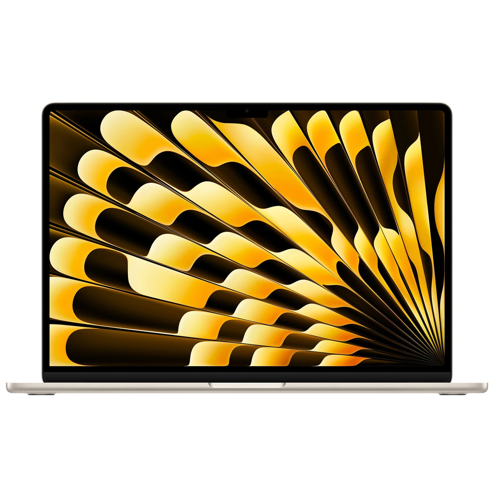 Apple MacBook Air A3114 Ноутбук 15.3", RAM 8 ГБ, SSD 256 ГБ, MacOS, (MRYR3RU/A), золотой, Русская раскладка #1