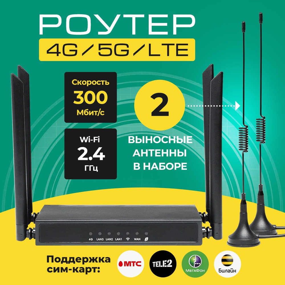 Роутер Sangpo Модем 4G, черный матовый, 2.4 ГГц купить по низкой цене с  доставкой в интернет-магазине OZON (1442815223)