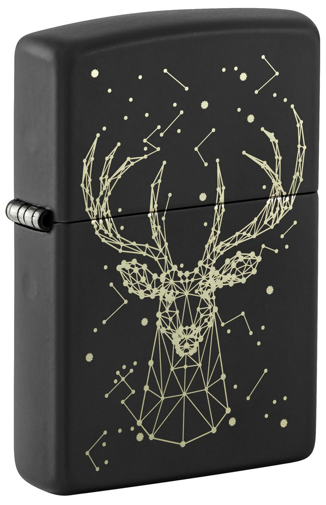 Зажигалка ZIPPO Deer с покрытием Black Matte Зиппо MADE IN THE USA 48385 #1